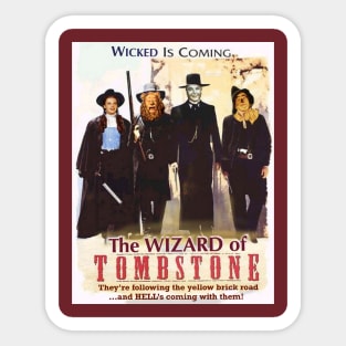 Wizard of Tombstone Sticker